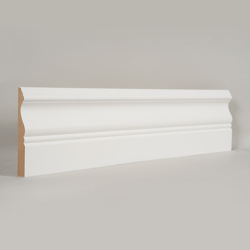 MDF szegélyléc (Filler-alapozott és gyöngyházfehér) 3/5' x 4'