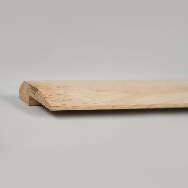 Fehér tölgy egész darab rönk L-formázás (befejezetlen festék) - natúr tölgy 3/8'x1 31/32'