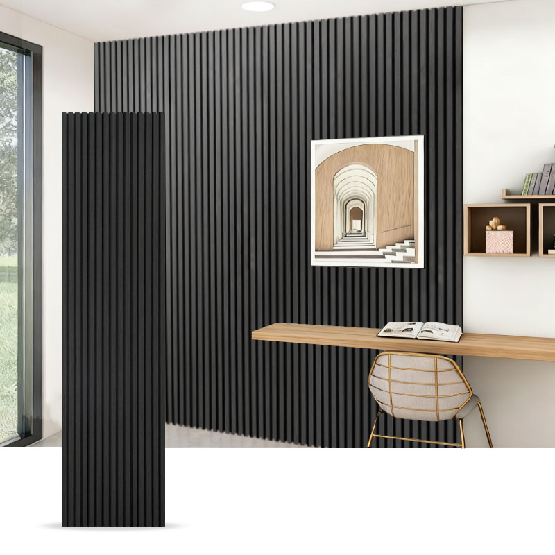 Rács fal/Akusztikus falpanel (egyoldalas PVC-bevonattal) – fa-szemcsés / kő-szemcsés / egyszínű 2400/2700 mm x 600 mm
